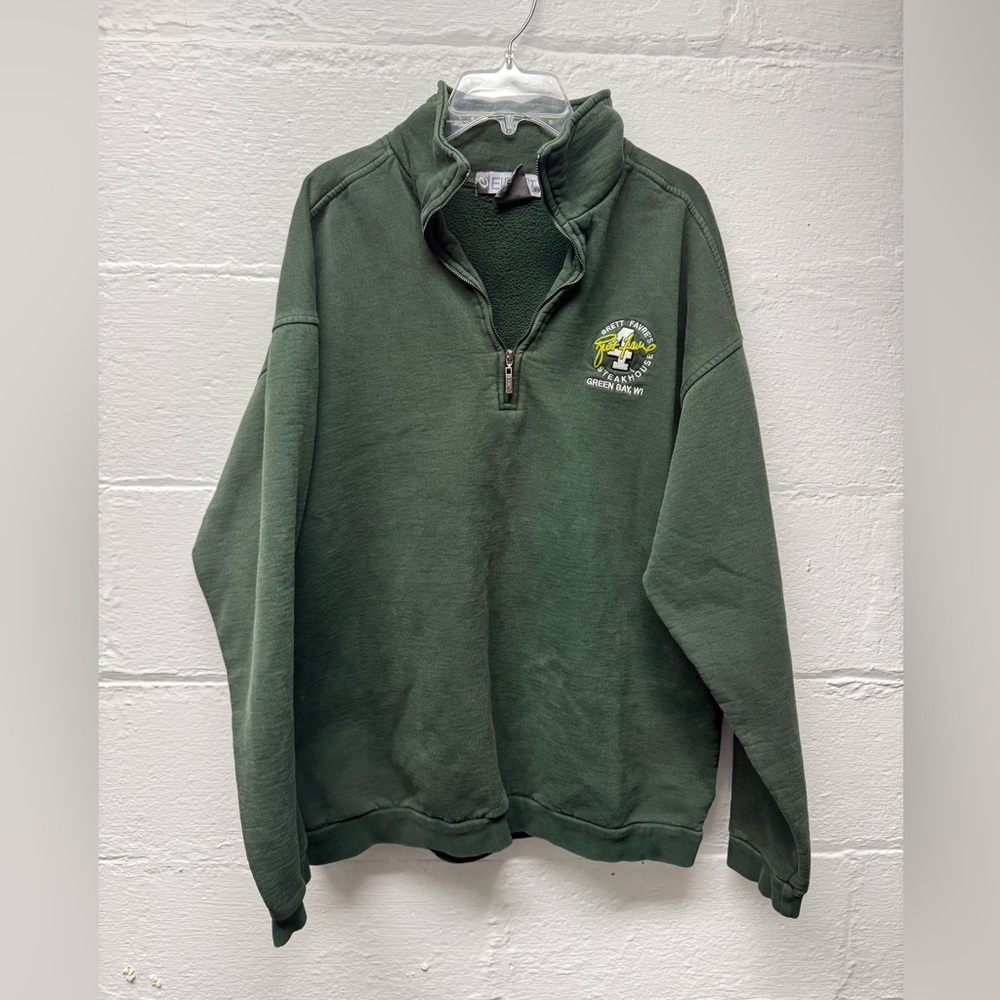 Vintage Brett Favre’s Steakhouse Half Zip